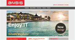 Desktop Screenshot of ansis.com