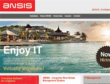 Tablet Screenshot of ansis.com